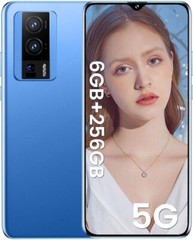New K60 Pro Unlocked Phone,6.7&Prime; Android 13 Smartphone 6GB+256GB Dual Sim 6800mAh
