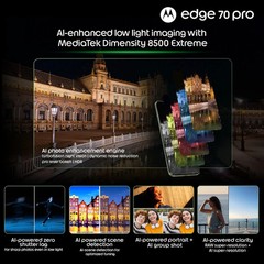 MOTOROLA edge 70 pro (Titan Blue 8 GB, 256GB) Dimensity 8500 Global Version.