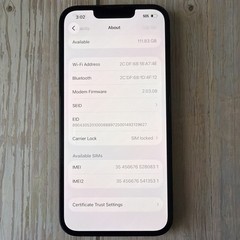 iPhone 16e 128gb ATT, Cricket Only 100% Battery health
