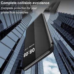 Samsung Galaxy S26 Ultra Case Flip Leather Clear S-View Touchable Window Cover