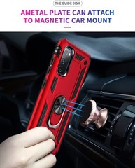 Case for Samsung Galaxy S20 FE with Glass Screen Protectors Military-Grade Red