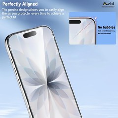 2 Pack Designed for iPhone 17 Screen Protector, Ultra Resistant & Bubble Free