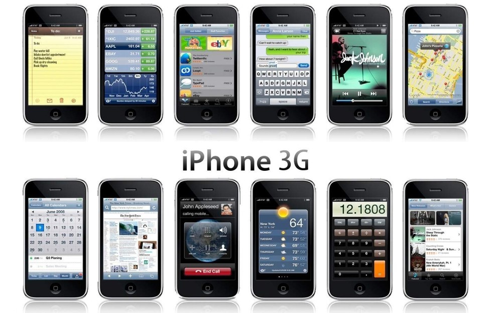 100% Original Apple iPhone 3G/3GS 8/16/32GB Black/White Factory UNlocked Good z8