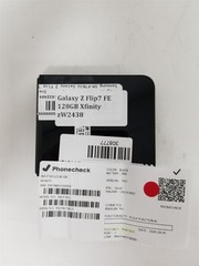Samsung Galaxy Z Flip7 FE 128GB Black SM-F761U (Xfinity) Discounted zW2438