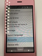Docomo SHARP SH-01J Aquos KEITAI 2 ANDROID FLIP PHONE PINK Unlocked Used