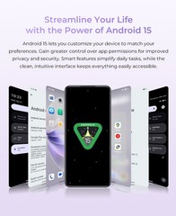 OUKITEL C65PRO Smartphone 8GB+256GB 5150mAh Dual SIM 6.7&Prime; Android 15 GPS