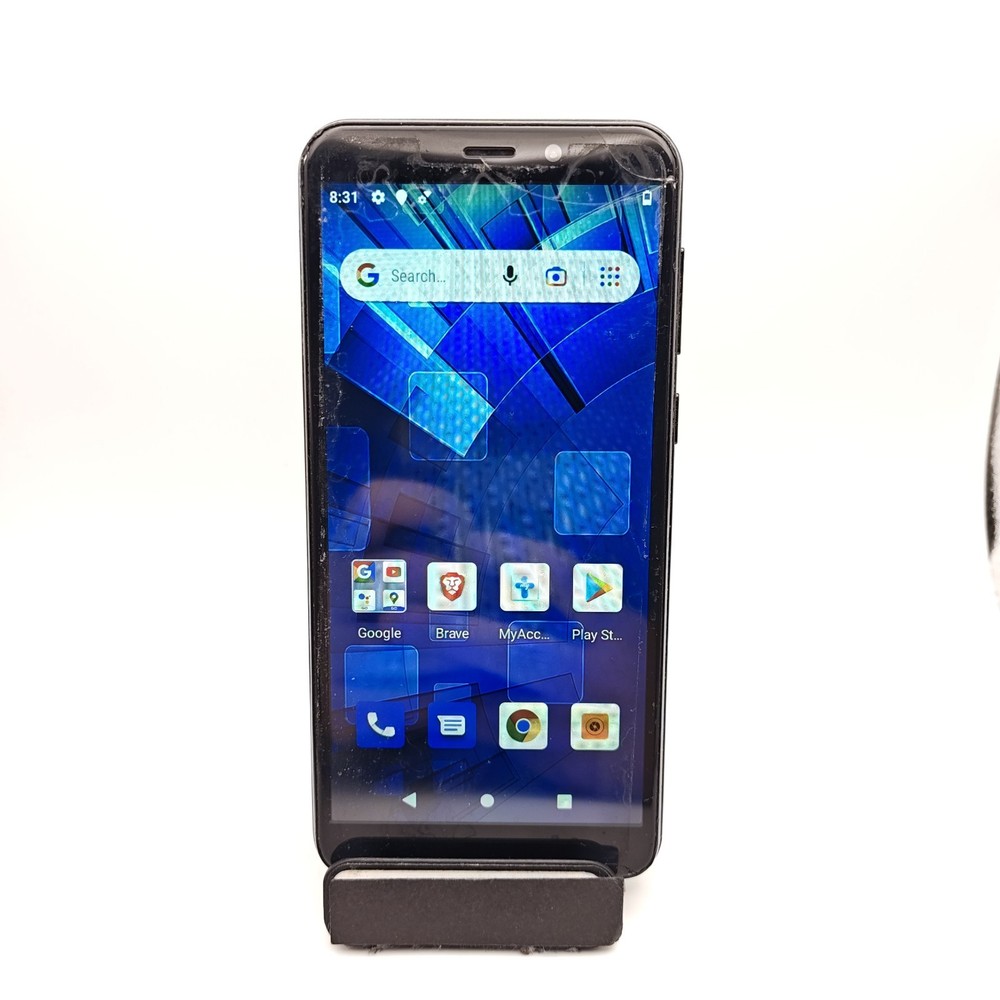 Cloud Mobile Stratus C5 Elite (TruConnect) – 16GB Black – DAMAGED #3422