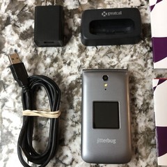 Alcatel Jitterbug Flip2 Phone for Seniors Large Screen Big Buttons Simple Me