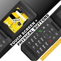CAT S22 Rugged Flip Phone Unlocked (16GB) 2.8 » Touchscreen Smart Cell Phone …