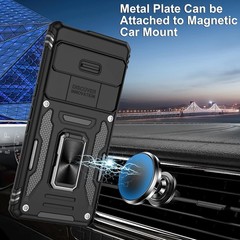 For Google Pixel 7 Pro Case With HD Screen Protector & Military Grade Kickstand