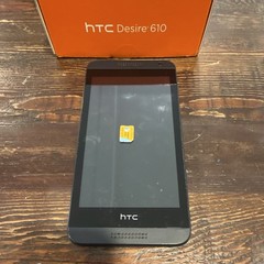 HTC Desire 610 Black AT&T Touchscreen Smartphone Built-In Rear Camera with Box