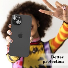 Diamond Camera Lens Protector for iPhone 17 Air, Bling Tempered Glass Cover