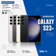 NEW SEALED SAMSUNG GALAXY S23+ PLUS 5G 256GB 512GB FACTORY UNLOCKED US SHIPPING