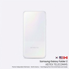 Samsung Galaxy Folder 2 SM-G160N Dumb Phone 16GB 4G LTE Unlocked White