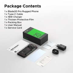 DOOGEE Blade20Pro Android 16 Rugged Smartphone 11800mAh 24GB+256GB Dual SIM NFC