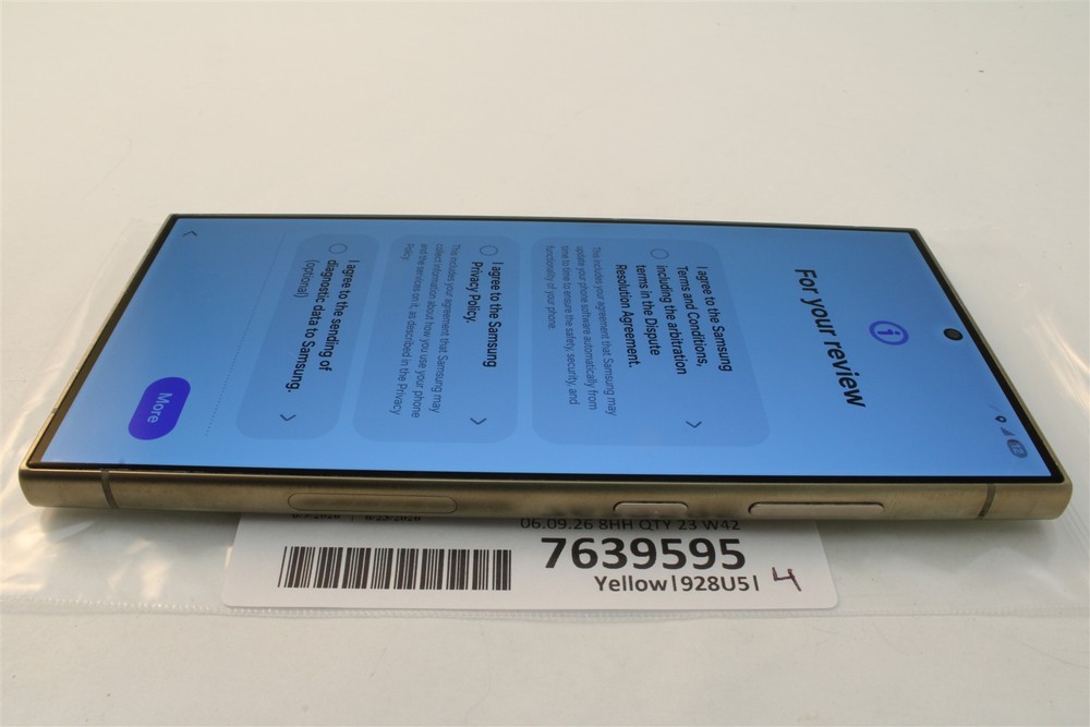 Samsung Galaxy S24 Ultra 512GB Yellow Unlocked AT&T T-Mobile Verizon GSM 7639595