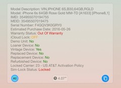iPhone 6s – 64GB – Rose Gold – iOS 12.1.2