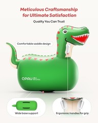 Giant Dinosaur Bouncy Toys 2 Pack with Pump, Ride-On Hopper for Kids 5+ Indoor/O