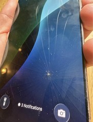 Apple iPhone 16 Pro Max 256GB Desert Unlocked eSIM CRACKED FUNCTIONAL