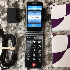 Alcatel Jitterbug Flip2 Phone for Seniors Large Screen Big Buttons Simple Me