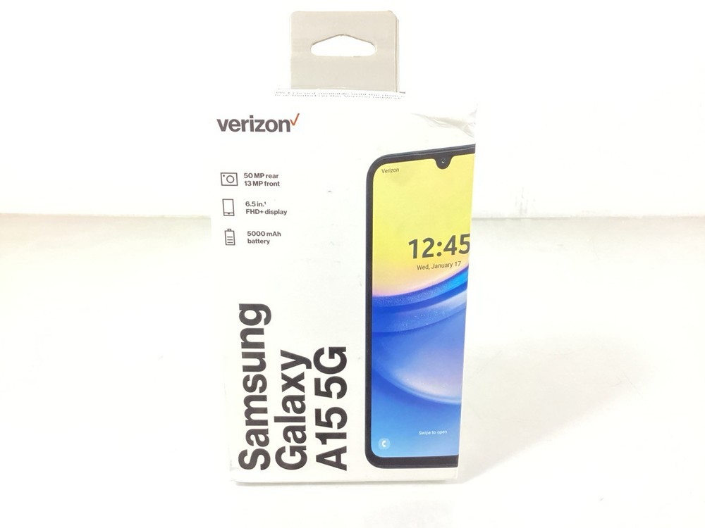 Samsung Galaxy A15 6.5&Prime; 128GB SSD Android 14 (Verizon PrePaid) SM-A156UZKPVZW