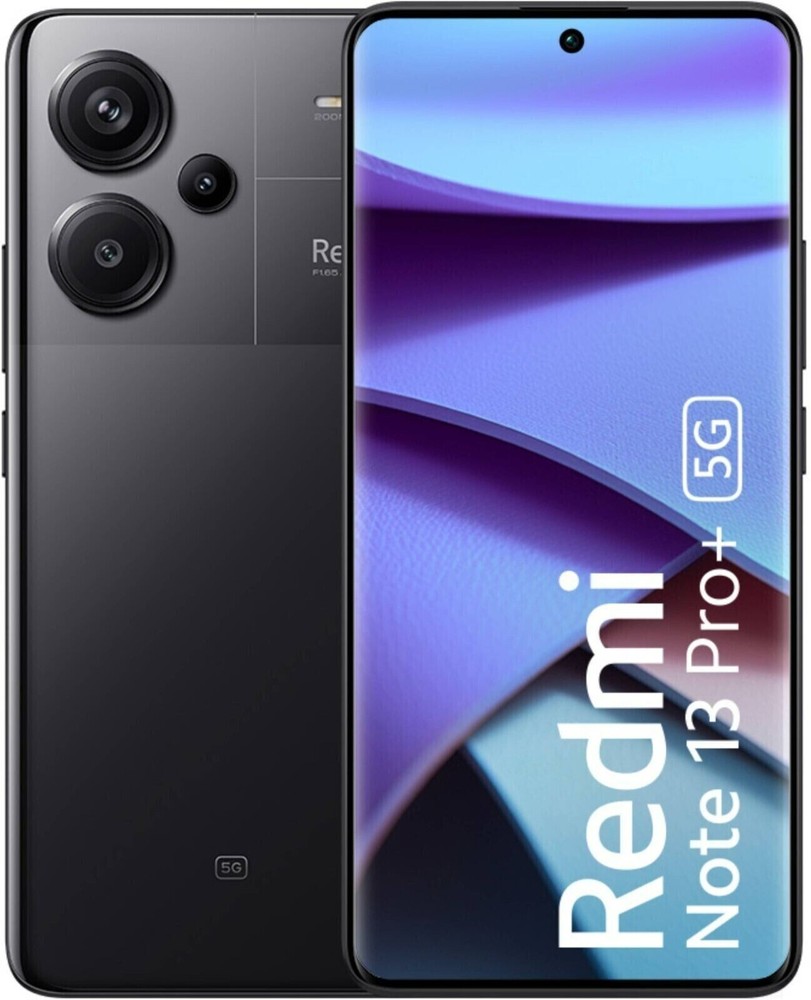 REDMI Note 13 Pro+ 5G (Black, 512GB 12GB RAM)6.67&Prime; 200MP 5000 mAh Global Version