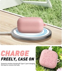 Stylish Silicone Cover for Samsung Galaxy Buds 4 Pro/Buds 4 (2026) – Pink Case