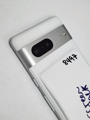 DEFECTIVE – Google Pixel 7 – 128GB – White – Unknown- 8497