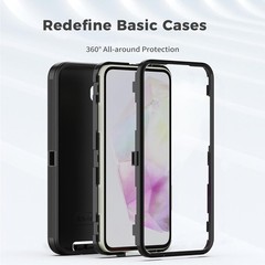 Galaxy A35 5G Case, Heavy Duty Protective Case with 3 Layers Rugged Rubber Cover