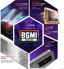 Infinix GT 30 Pro 5G+ Factory Unlocked-Dual SIM-8GB RAM GLOBAL – NO USA TARIFFS