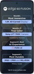 MOTOROLA Edge 60 Fusion 5G-Factory Unlocked Dual SIM-8GB 256GB ROM-Slipstream