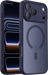 Shockproof Navy Blue Case for iPhone 17 Pro Max, 15FT Military Drop Protection