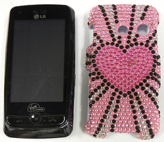 LG Rumor Touch VM510 – Black ( Virgin Mobile ) Cellular Keyboard Phone