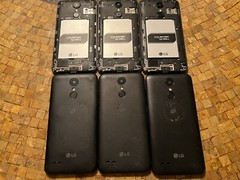 Lot Of 6X LG LML212VL Smartphones For Parts Or Repair!