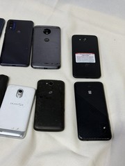 Lot of 11 Mixed Smartphones For Repair Or Parts Untested