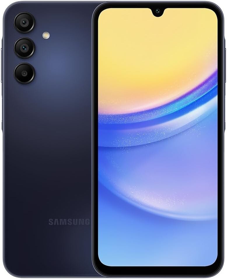 (T-Mobile) Samsung Galaxy A15 5G SM-A156U 128GB Blue Black 50MP 6.5 » – OPEN BOX