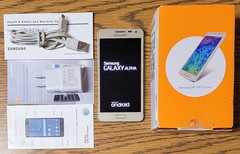 Samsung Galaxy Alpha SM-G850A – Gold ( AT&T ) Rare 4G LTE Smartphone – Bundled