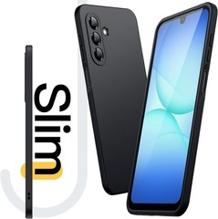 JETech Slim Fit Black Case for Samsung Galaxy A17 5G / 4G, Thin Soft TPU Cover