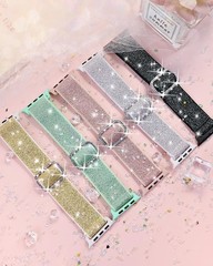 Stretchy Bling Band Compatible with Apple Watch 38mm 40mm 41mm 42mm 44mm 45mm 46