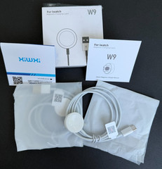 NEW – Set of 2 Magnetic Charging Cables for IWatch, White-3&rsquo;2&Prime; long, USB C port